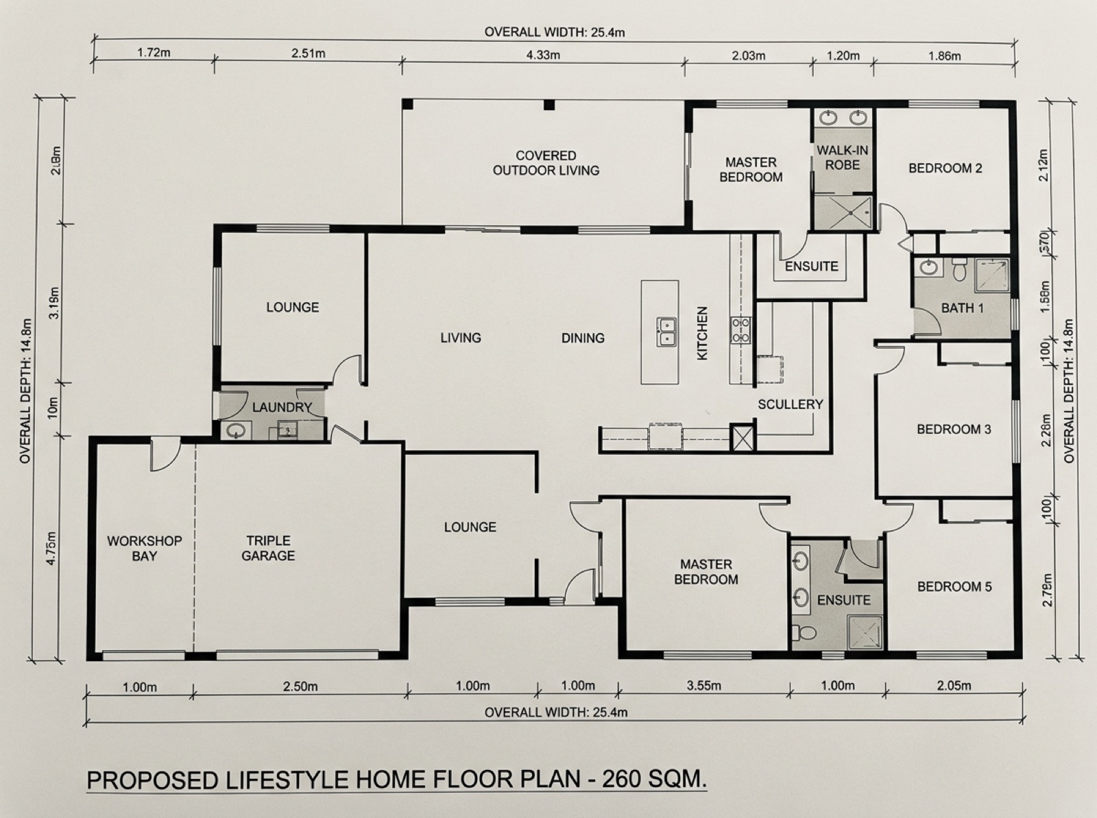 Kauri 260 floor plan